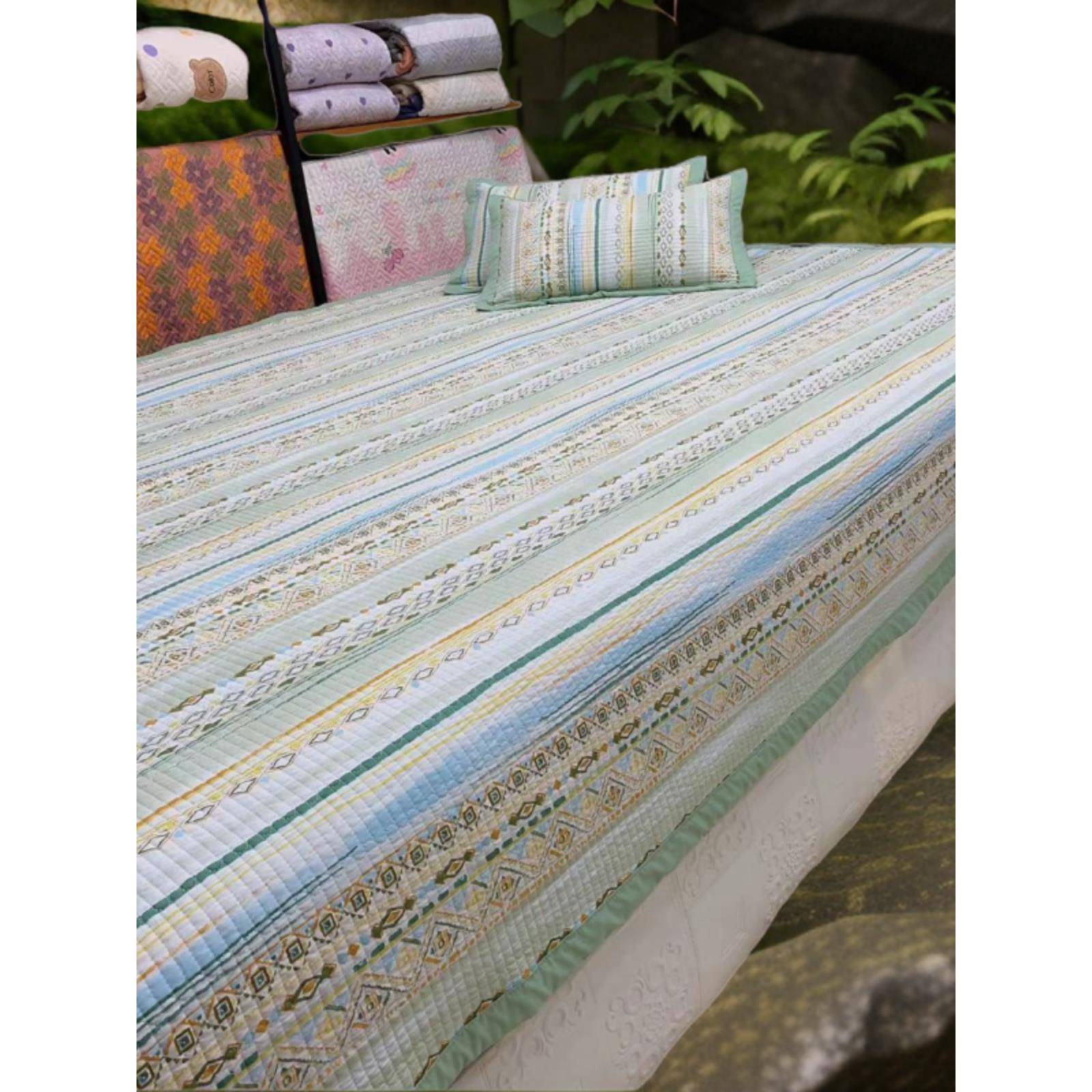 新款双面加大加厚高端大气四季农村大炕炕盖榻榻米床单床盖