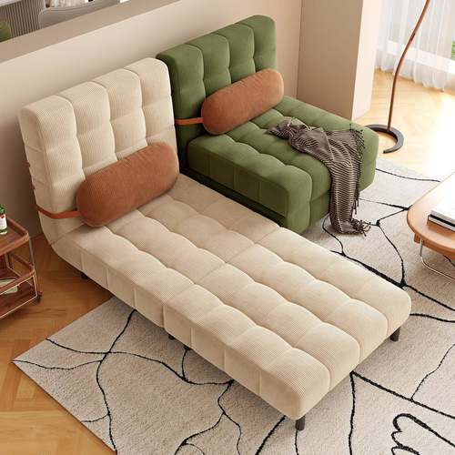 法式折叠沙发床小户型客厅复古多功能单人沙发一体两用折叠床