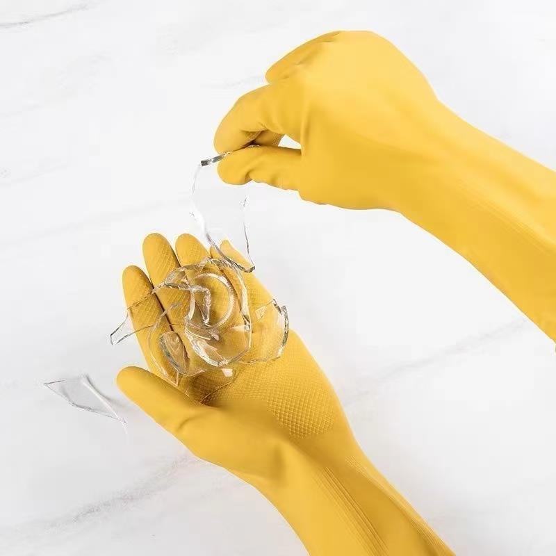 【牢不可破】乳胶家务手套牛津彩色增厚耐磨耐用清洁防护防水洗碗