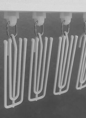 特粗帘挂钩轨道四爪钩扣环子28086配布件辅钩料带钩防锈喷漆布钩