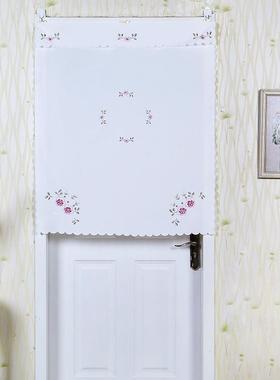 免打店孔门半门帘隔断80904帘家用卧厅室厨房卫生间挂帘客饭风水