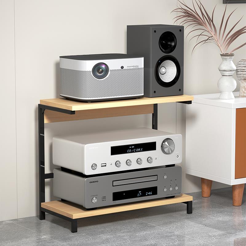 功放机架胆机支架分层放置家用移动音响调音台放置架收纳架CD机柜