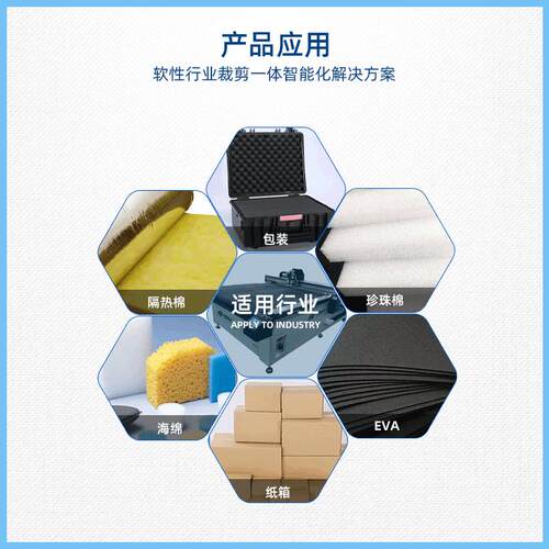 PVC软玻割璃切机 水晶板布振动刀切割机 ZC-1612刀橡桌胶硅胶振动