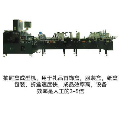 卡纸折盒机 体盒折盒机厂家 地折天盒机 立立体抽屉盖盒ICC折盒机