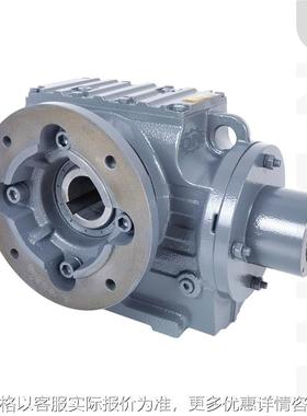 SAF系列涡轮减速箱 SAF57空心轴立式法兰斜齿轮蜗轮蜗杆减速机