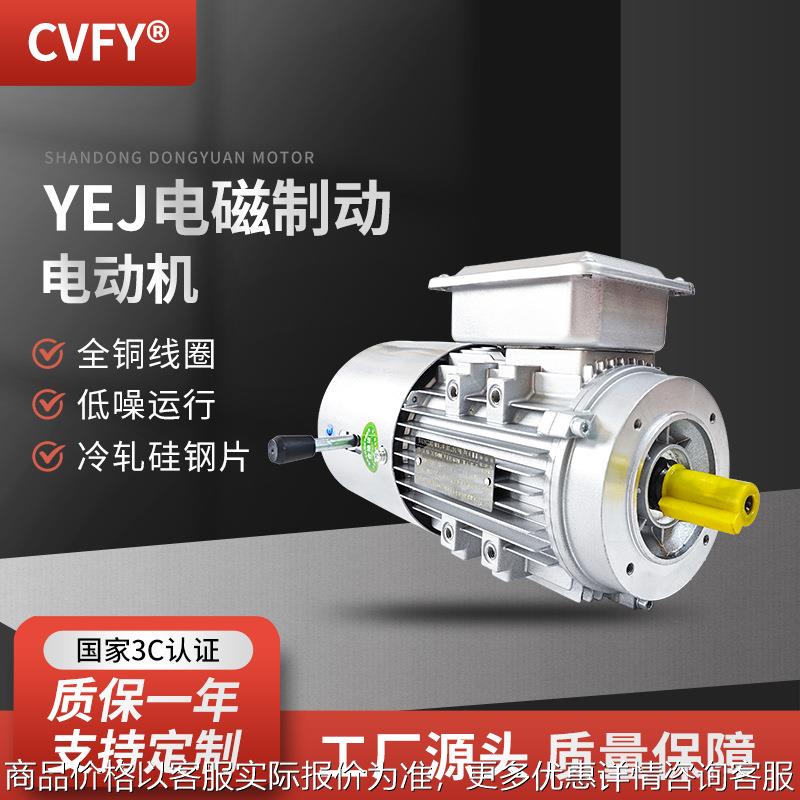 YEJ电磁制动电机 90S/L/L1-4极 1.1W-2.2千瓦立式刹车三相电动机