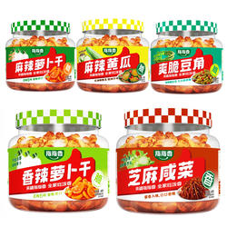 指指香萝卜干麻辣香辣萝卜丁四川农家即食 黄瓜脆爽豆角芝麻咸菜
