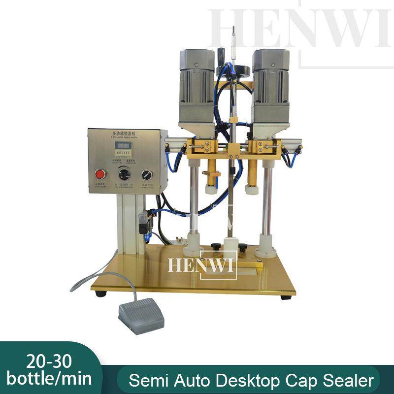 半自动桌面四轮锁盖机洗发水护手霜洗手液洗衣液塑料瓶锁盖封口机,办公设备/耗材/相关服务,封口机,淘宝优惠券,粉丝福利购,淘宝优惠卷
