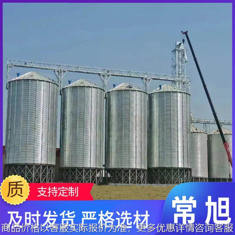 1000吨粮食钢板仓 粮食储存 及配套设备现场安装售后有保障
