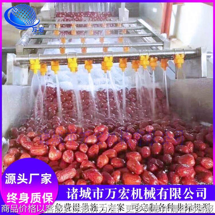 大枣生产流水式清洗设备 冻干食品前置清洗设备 大型蔬菜清洗线,清洗/食品/商业设备,果蔬加工设备,淘宝优惠券,粉丝福利购,淘宝优惠卷
