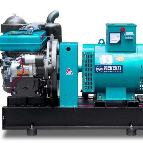 20kw锡动柴油发电机组单相220V电启动小型单缸水冷