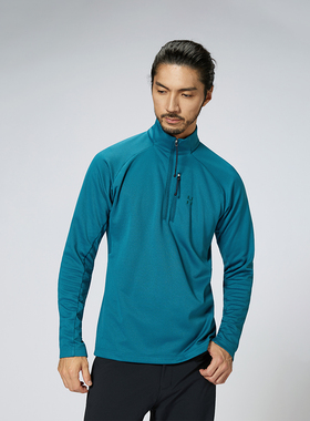 Haglöfs火柴棍 Korp Mid Halfzip户外中层夹克男子抓绒衣上衣