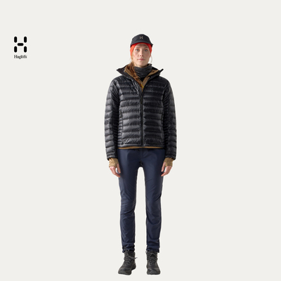 Haglöfs火柴棍L.I.M Down II Hood女子800蓬户外连帽排骨羽绒服