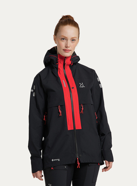 Haglöfs火柴棍L.I.M ZT Trek GTX PRO 3L黑武士冲锋衣女子硬壳