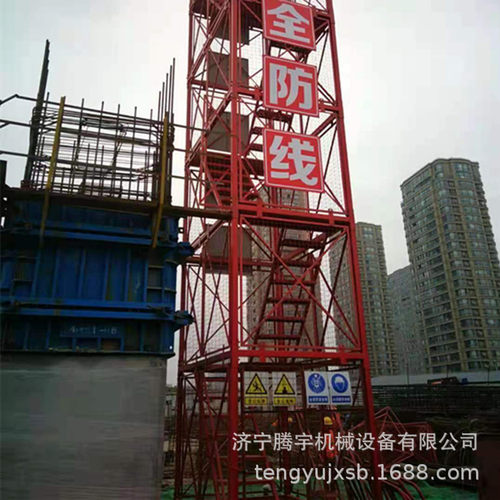 3*2*2米基坑通道梯笼 桥梁施工梯笼平台 箱式梯笼