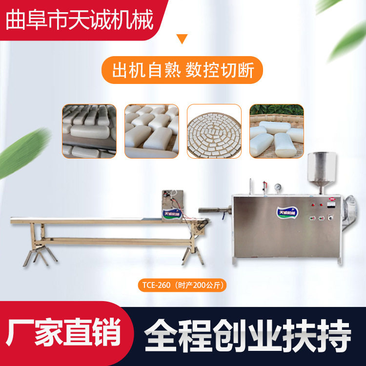 天诚机械云南饵块生产机器创业型自熟二块粑机