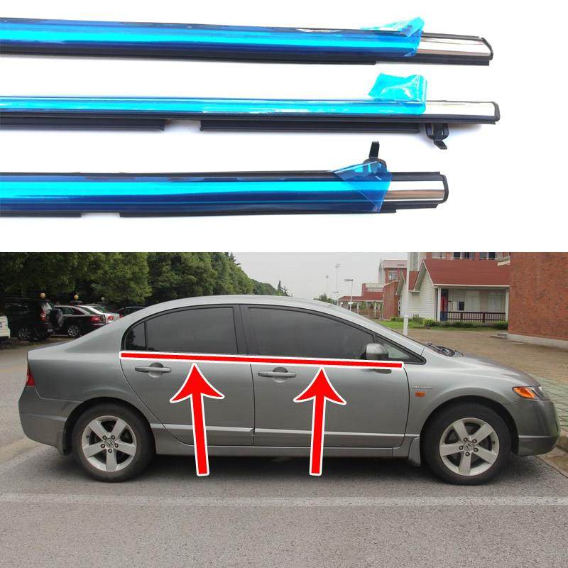 适配本田八代思域车窗玻璃外压条外挡水密封条原装车门外切水胶条