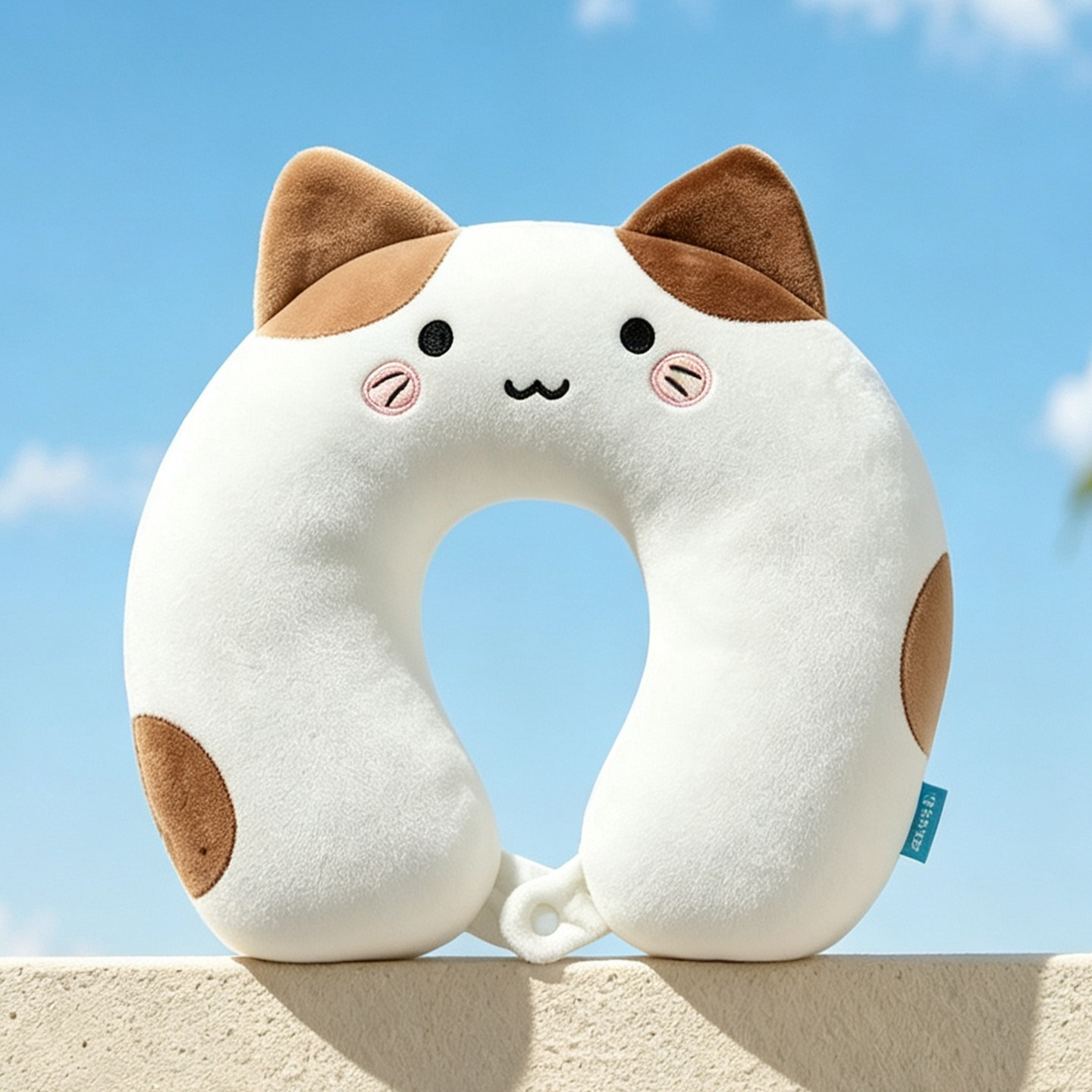 三花猫PP棉U型护颈枕旅行神器