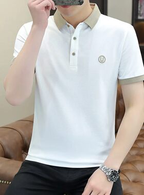 佐尚严选男装短袖PoloT恤衫宽松