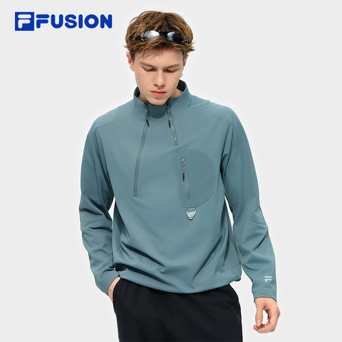 FILAFUSION斐乐男针织长袖上衣