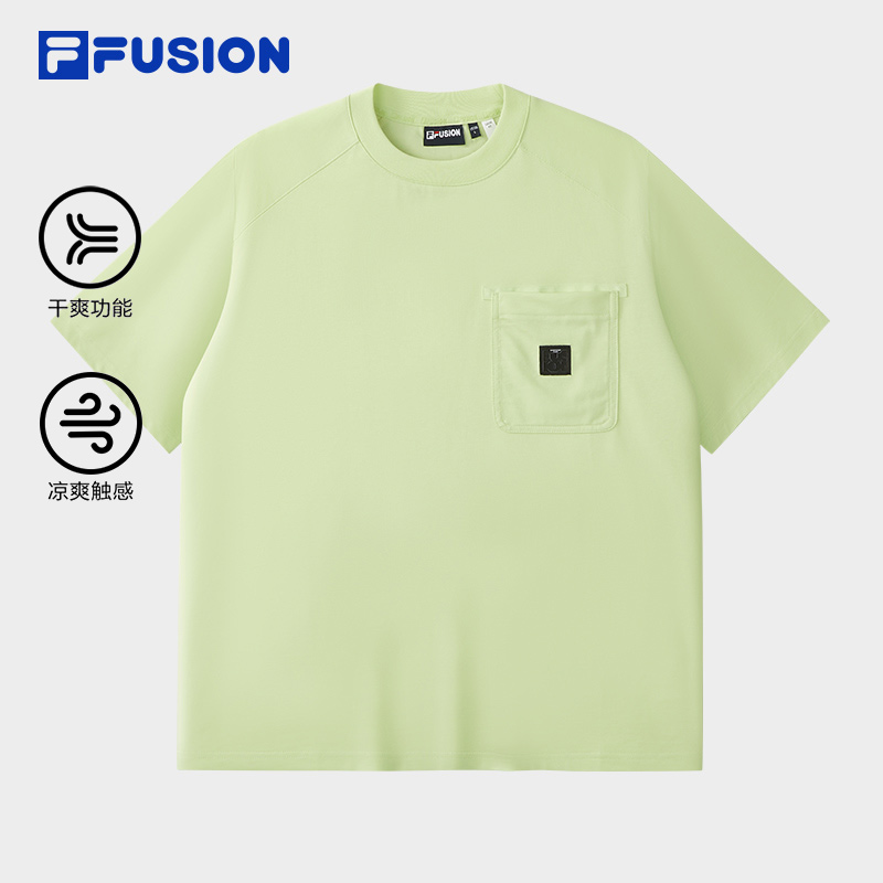 FILAFUSION斐乐男子短袖速干T
