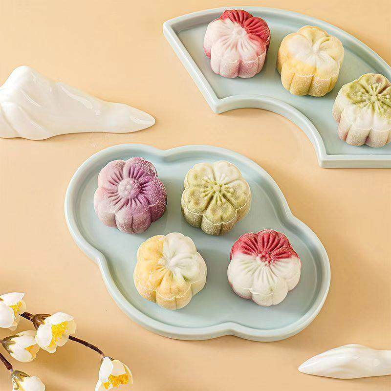 中秋彩色冰皮月饼预拌粉专用粉全套餐自制材料免蒸制作家用团建di