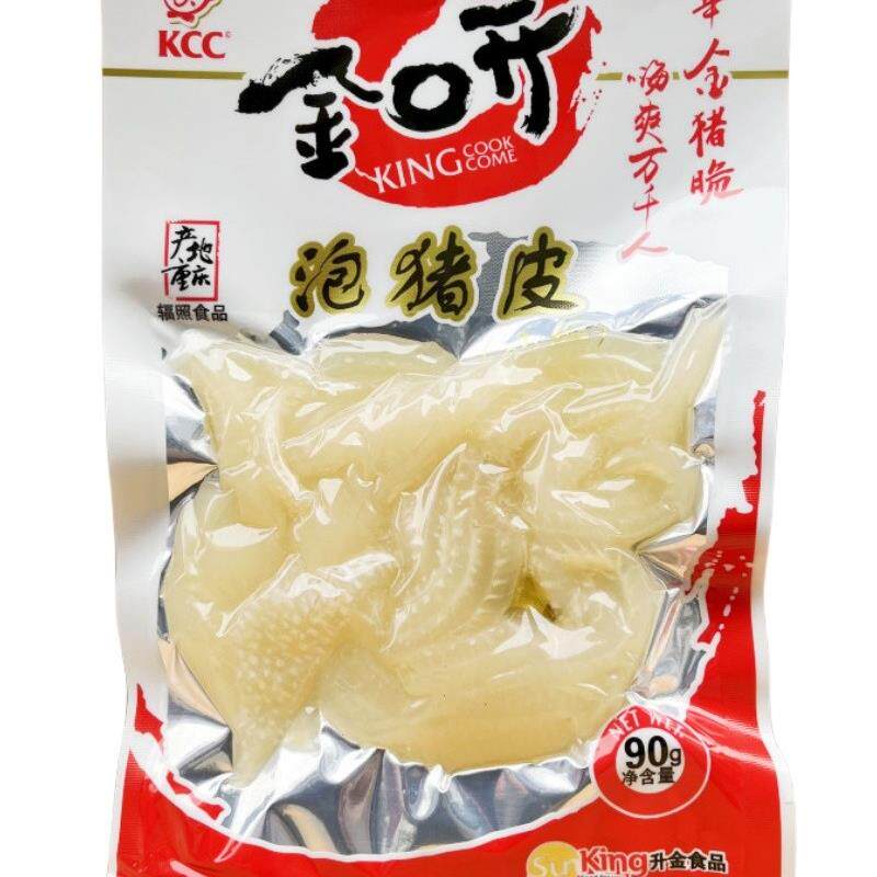 新货金口开金猪脆猪皮泡椒