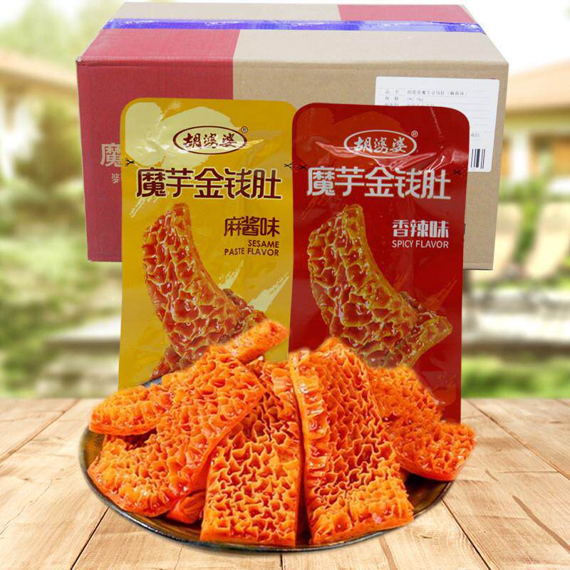 新货魔芋金钱肚麻酱香辣味