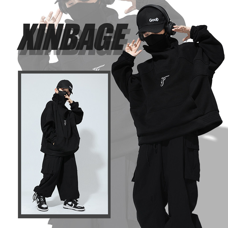 玻璃童话儿童街舞潮服套装