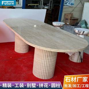 天然大理石台面餐桌装饰柜子台面与餐桌茶几面吧台面与鞋柜面石材