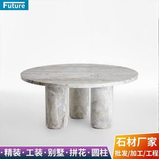 天然大理石台面餐桌装饰柜异形台面餐桌茶几面吧台面鞋柜面石材