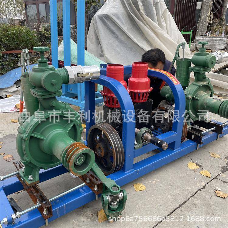 农用拖拉机带高压抽水机远距离浇地喷灌神器农村浇地柴油抽水机