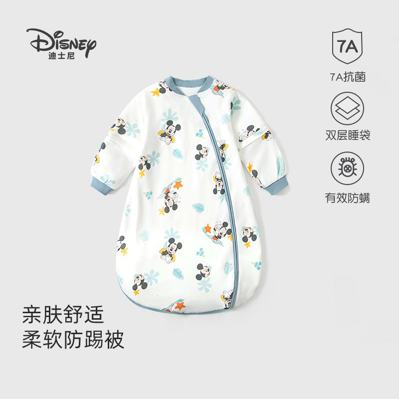 迪士尼新生婴儿睡袋宝宝春季防踢睡袋/防踢被