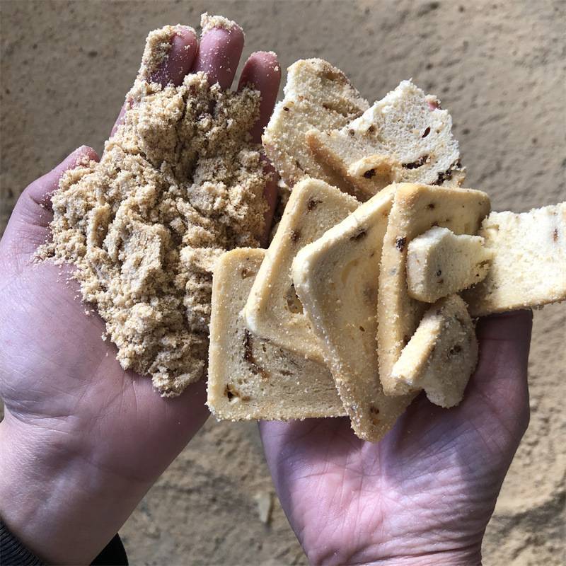 过期食品馒头片饼干方便面粉碎机 火腿肠脱皮破碎机 干湿分离机