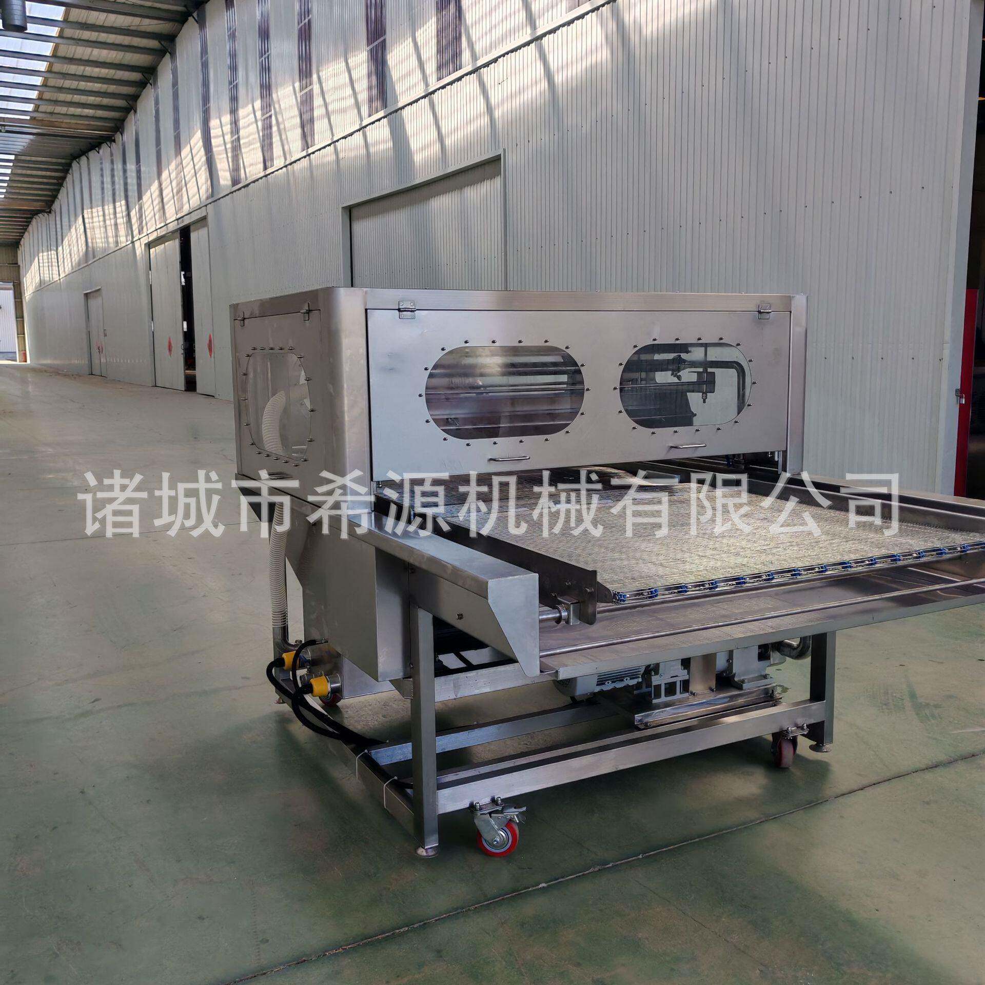 紫薯球巧克力涂层设备柠檬片巧克力涂层机冻干草莓巧克力设备
