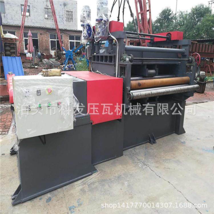 全自动开平机压平机机器设备纵剪线开平线校平铝板整平机