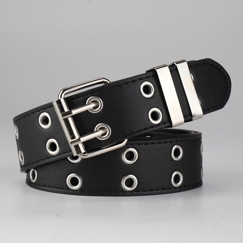 thumbnail for Rivet Punk Black Star Belt Unisex 2026 New Wide Belt Design Niche Retro Versatile