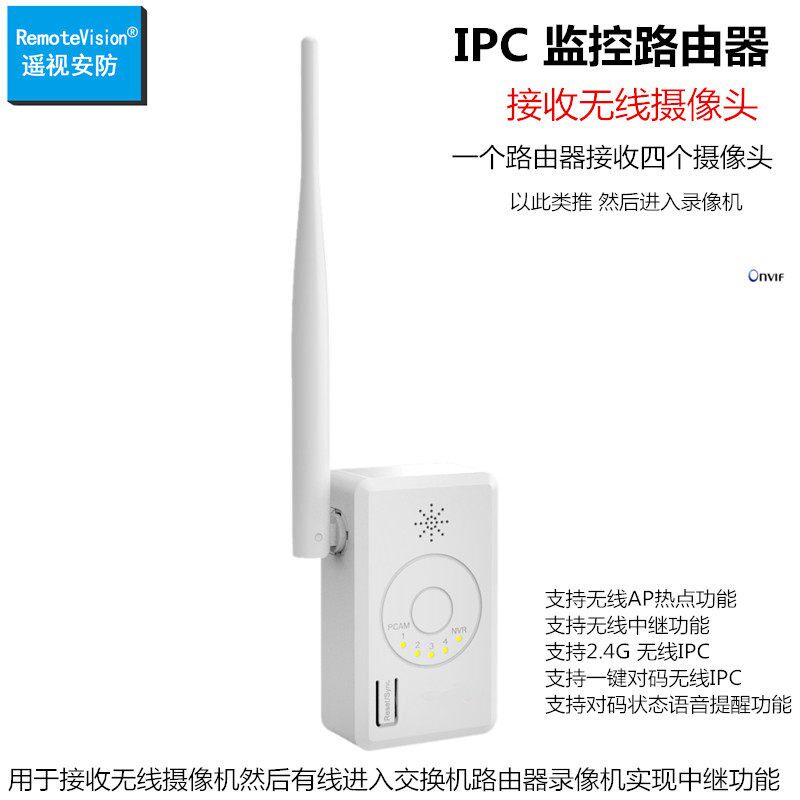 九安IPC路由器无线摄影机接收器监控中继器IPC交换机IPC路由器