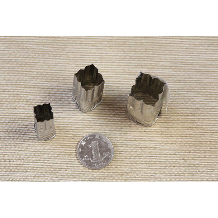 现货日本和果子柿子叶模具日本柿叶翻糖切模日本柿叶饼干切模