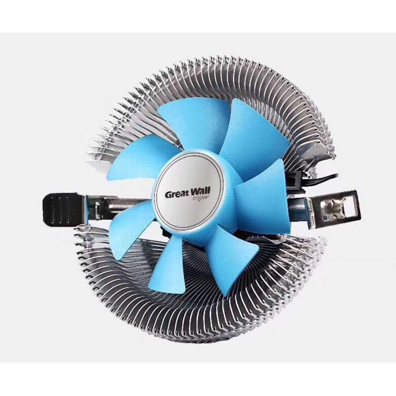 长城霜刃100 CPU风扇下压式散热器桌上型电脑家用办公电脑风扇多