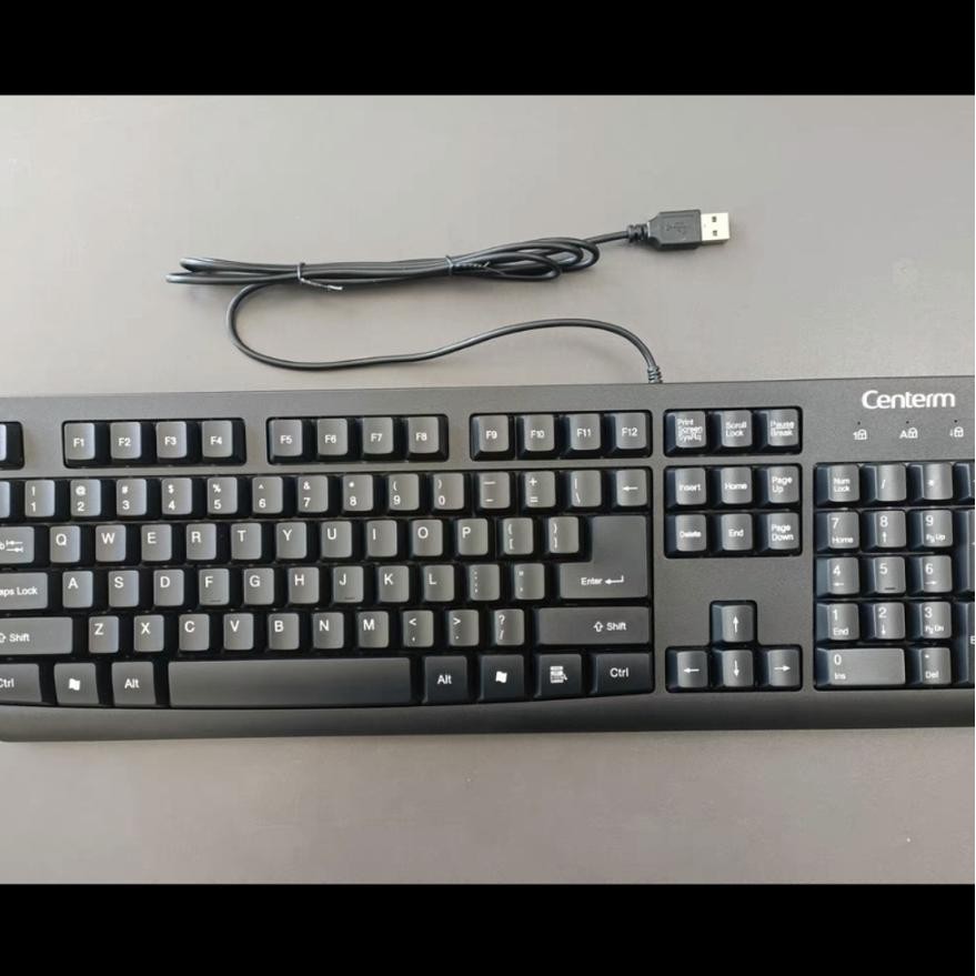 全新黑色升腾usb接口有线大回车键盘台式电脑笔记本通用标准键盘