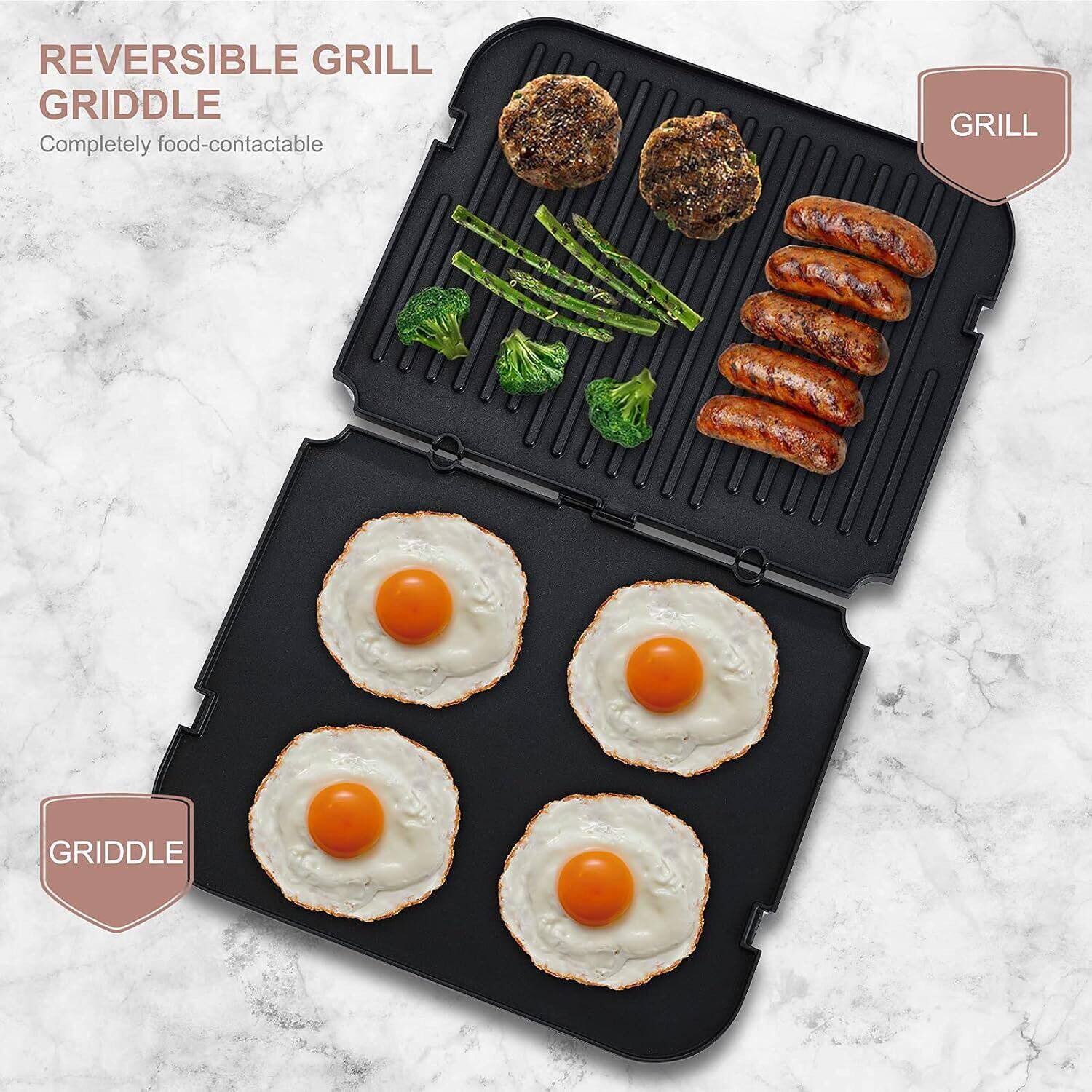适用Cuisinart Griddler GR-4NP1 5合1盘替换烤盘煎锅不含BPA烤肉
