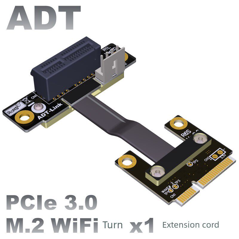 mPCIe WiFi 无线网卡接口延长线转接PCI-E  x1