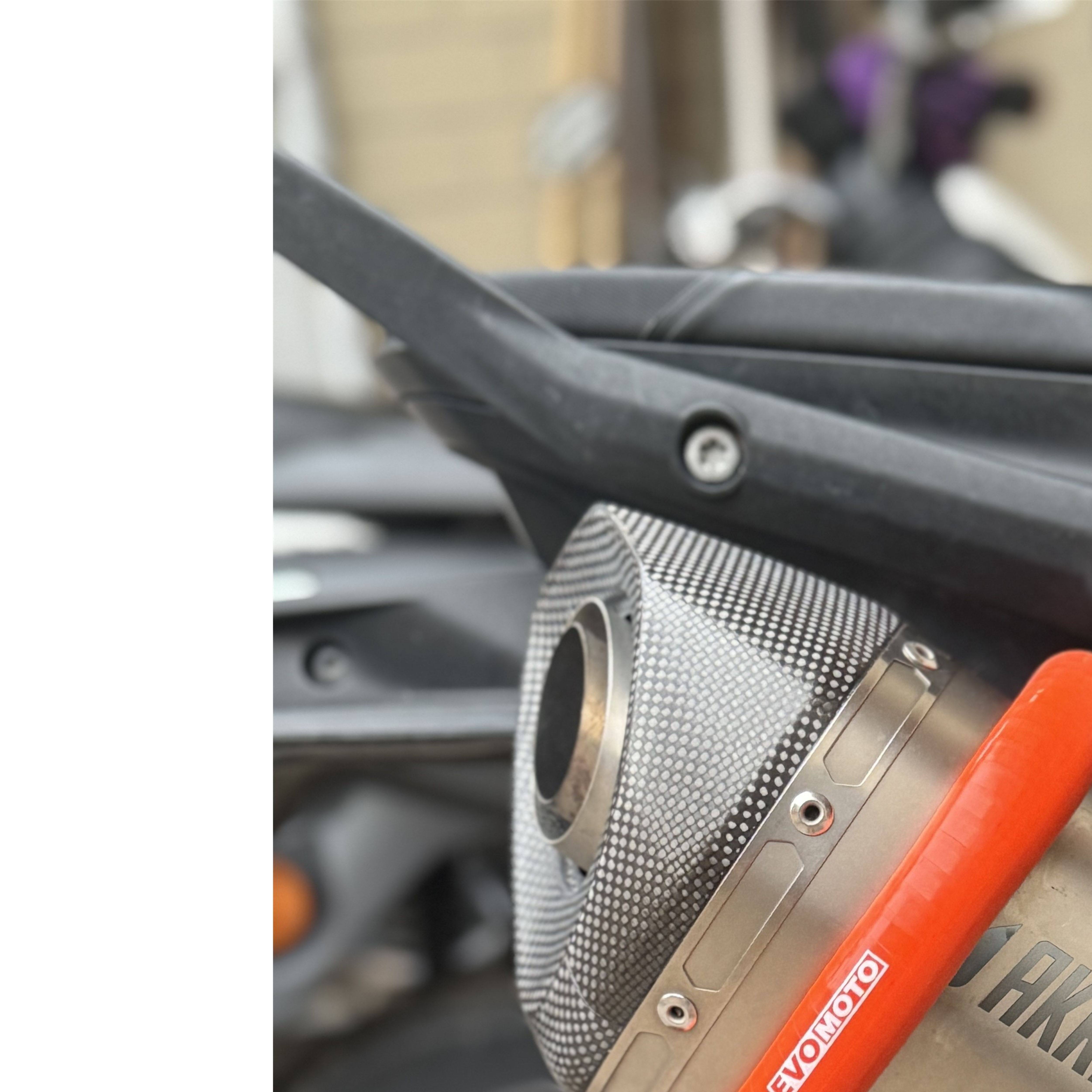 适用KTM DUKE390 690 790 890ADV改装排气管防烫防摔圈排气保护圈