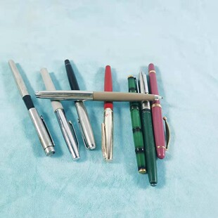 红色文化怀旧收藏老物件老式钢笔墨水笔古董旧货复古装饰道具摆件