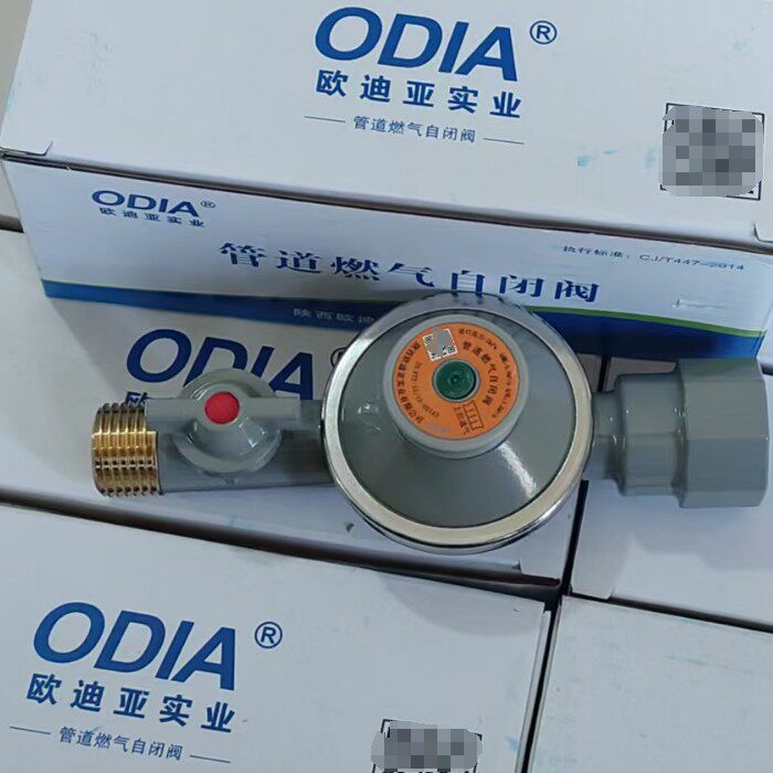全新欧迪亚燃气自闭阀家用瓦斯防泄漏瓦斯气安全阀竈具与热水器