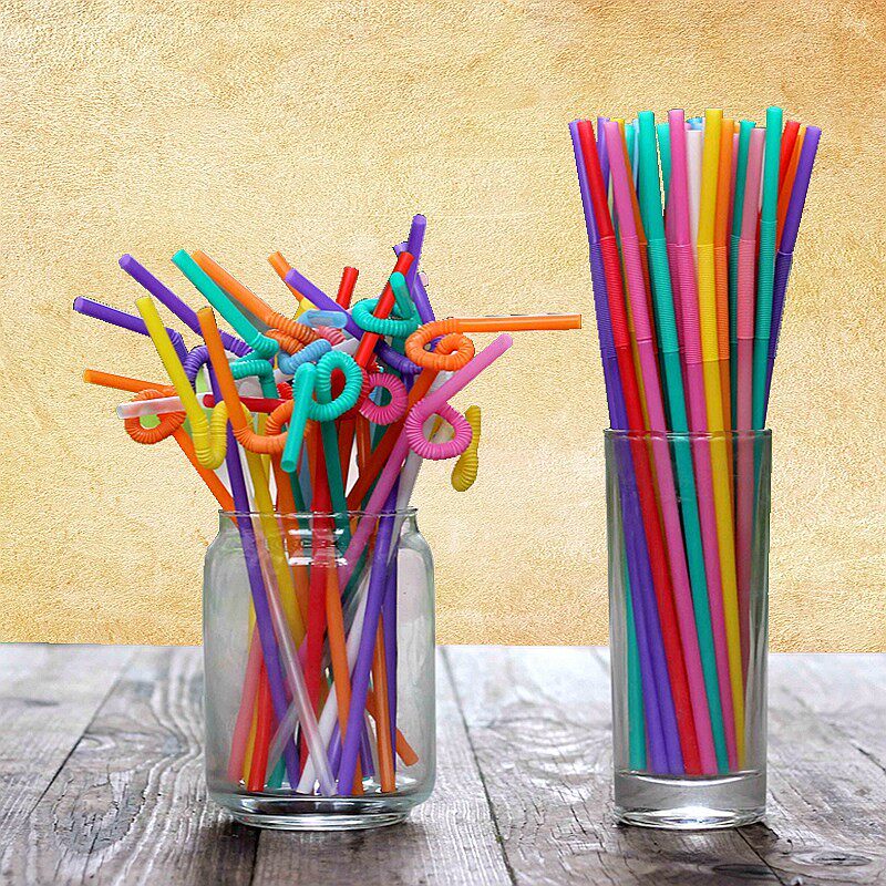 吸管一次性彩色造型艺术果汁饮料塑料加长孕妇儿童特价包邮