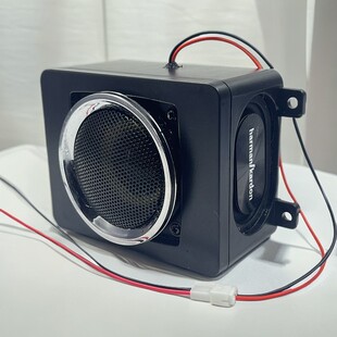 2寸4欧15w20瓦带双振膜低音炮防水音腔喇叭diy桌面音响电动车改装