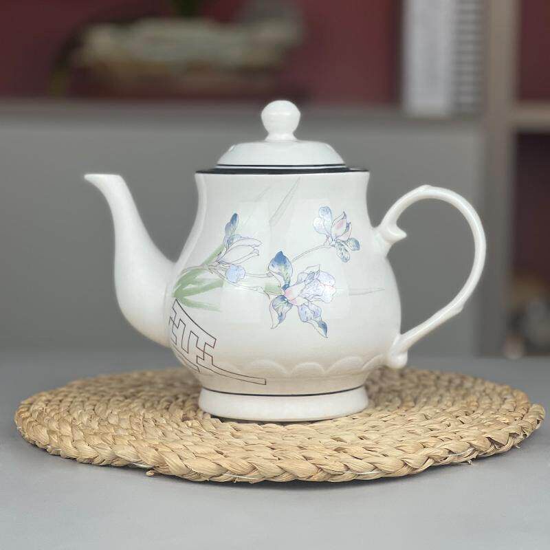 陶瓷水壶冷水壶茶壶冷水壶家用中式夏天凉白开水壶耐高温耐热防爆