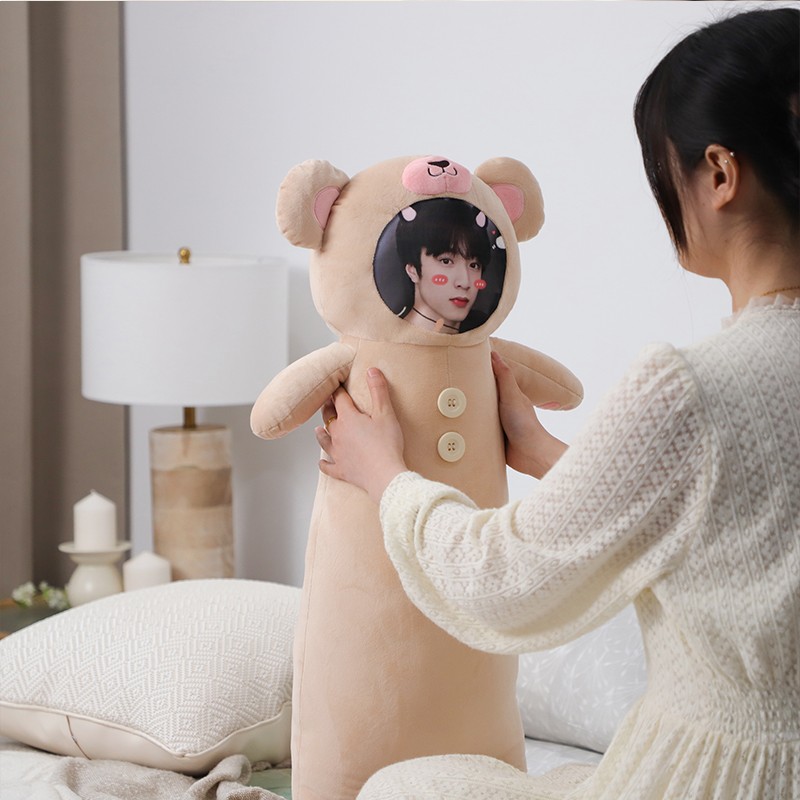 人形抱枕玩偶定制情侣照片人像diy礼品送男朋友生日礼物女生闺蜜